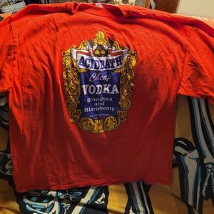 Acid Bath Cheap Vodka /Legalize Freedom ls t-shirt